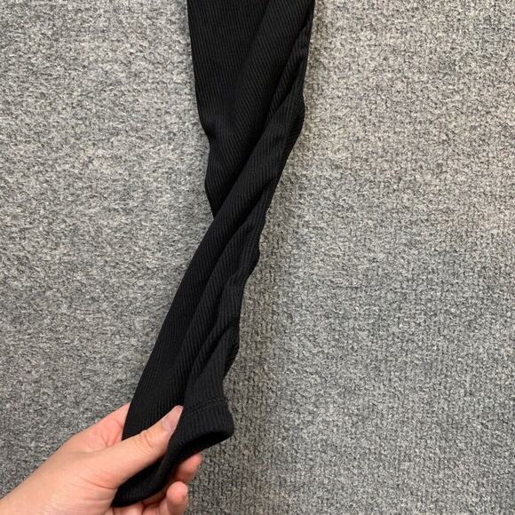 Alo Yoga Leggings Womens S Small Black Navy Goddess Ruched Legs High Waist - Picture 3 of 12